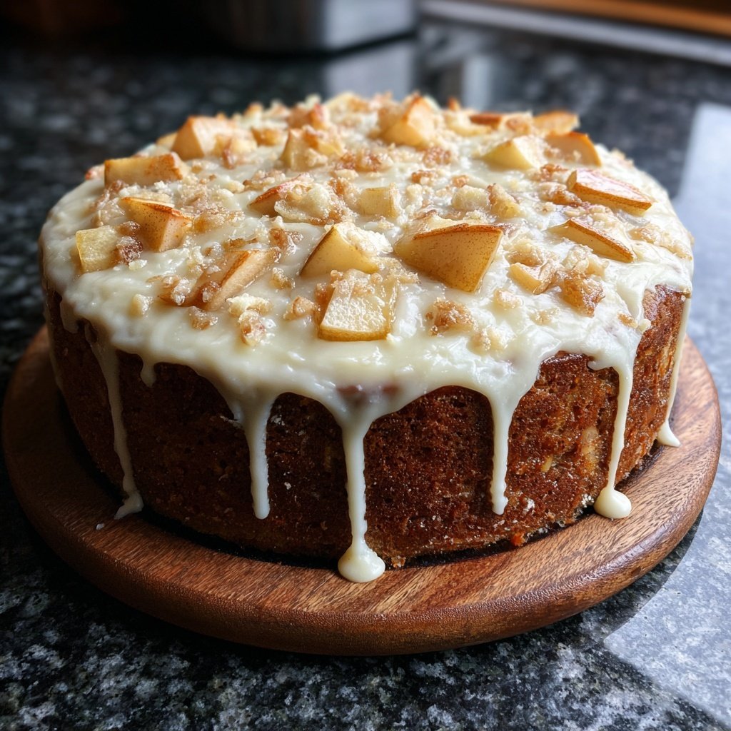 Karottenkuchen Mit Apfelstücken