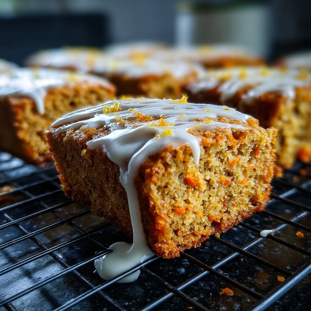 Karottenkuchen Mit Zitronenguss