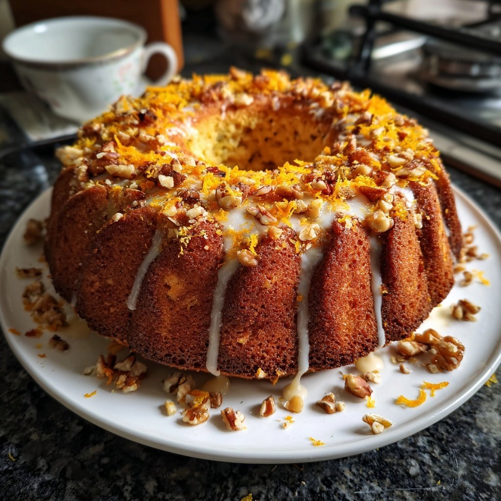 Karottenkuchen Mit Orangenzeste